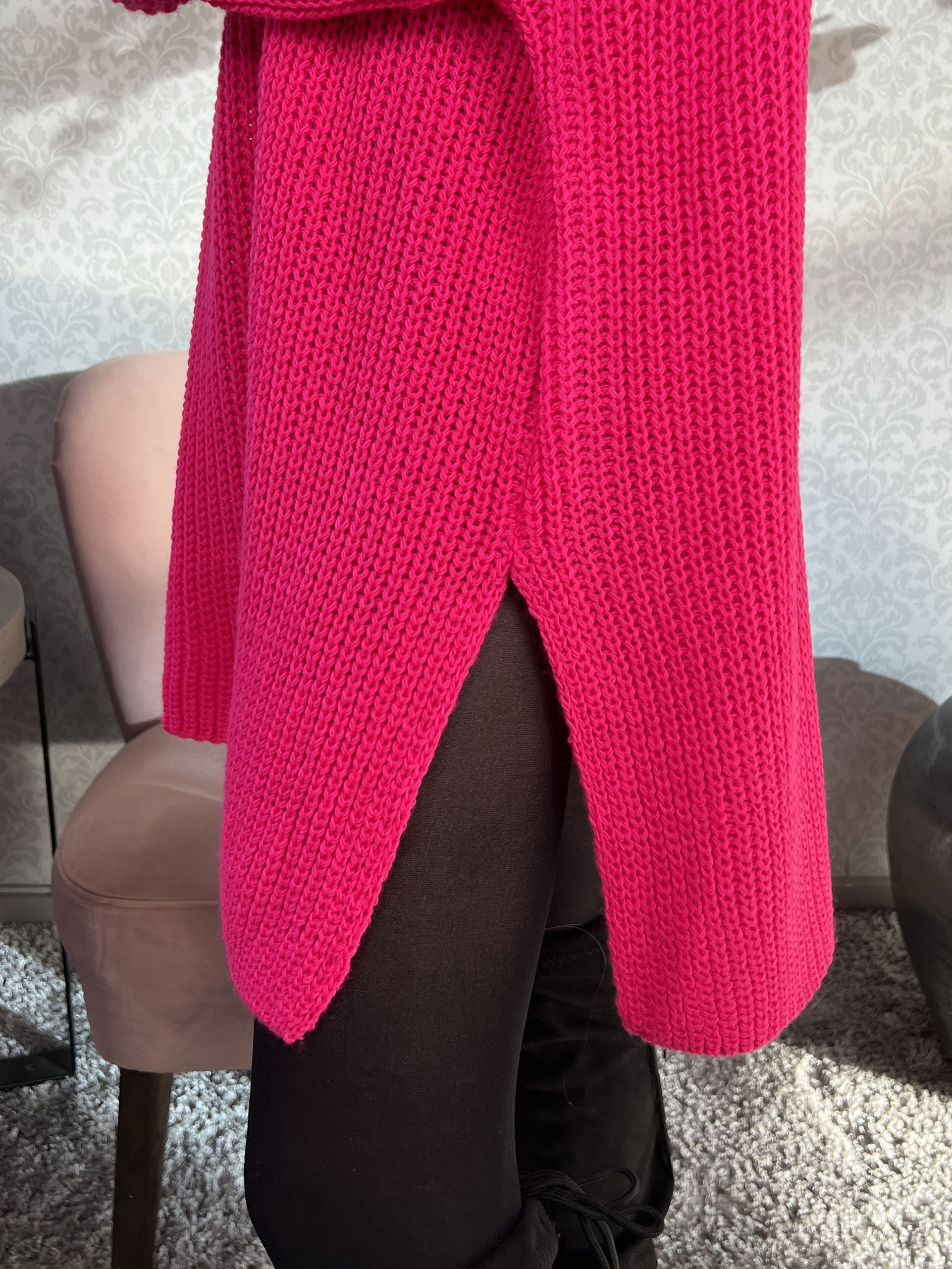 Serafina - Oversize strik med slids